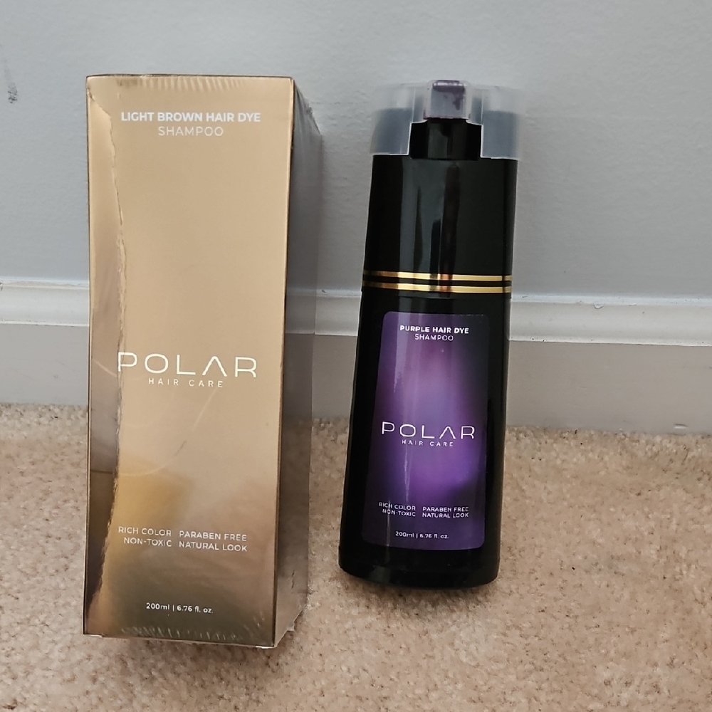 Polar Hair Care Light brown Shampoo *Purple Bottle Not incuded